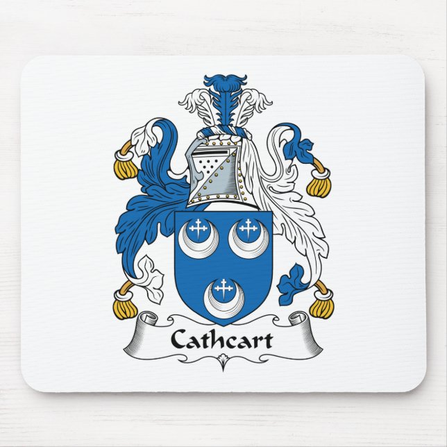 Cathcart Family Crest Mouse Mat (Front)