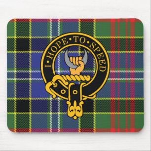 Cathcart Scottish Crest and Tartan Mouse Pad