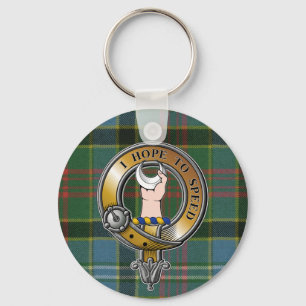 Cathcart Tartan & Badge Key Ring
