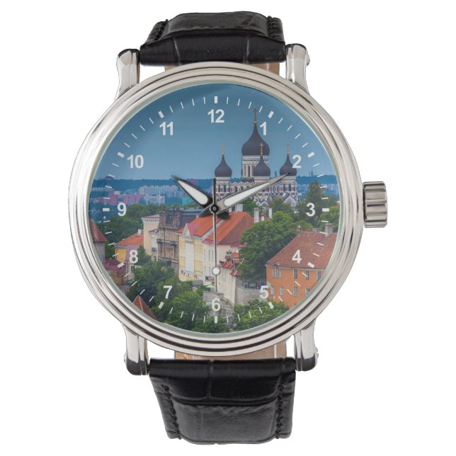 Cathedral and Cityscape | Estonia Watch (Front)