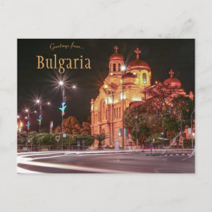 Cathedral Assumption of the Virgin Varna Bugaria Postcard