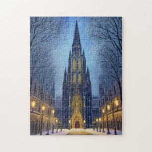 Cathedral at Night Jigsaw Puzzle