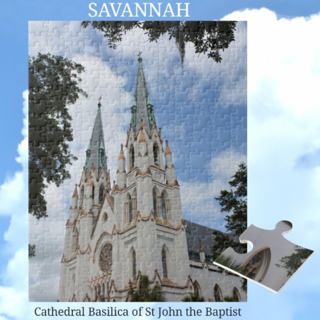 Cathedral Basilica of St John the Baptist Savannah Jigsaw Puzzle (Creator Uploaded)