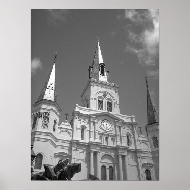 Cathedral black and white poster (Front)