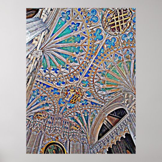 Cathedral Ceiling Poster | Zazzle.co.uk