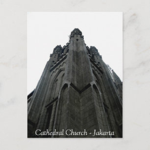 Cathedral Church  Jakarta Postcard