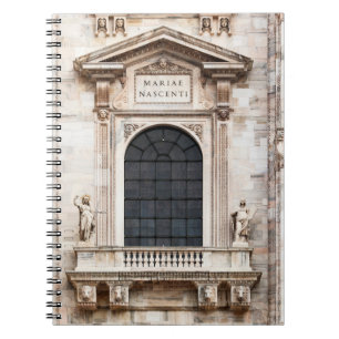 Cathedral church of Milan. Beautiful Italian templ Notebook