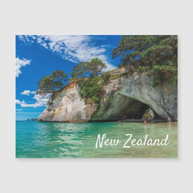 Cathedral Cove New Zealand Beach Postcard (Front)