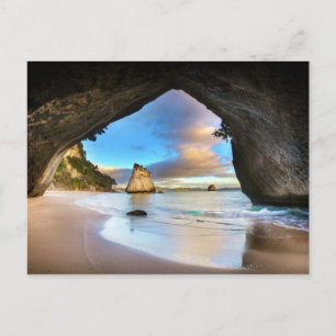 "Cathedral Cove, New Zealand" Postcard
