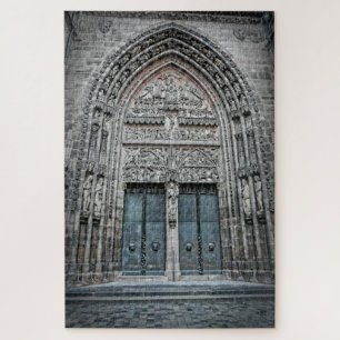 Cathedral Doors - Nuremberg Germany-20x30-1014 pcs Jigsaw Puzzle