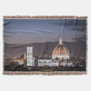 Cathedral - Florance Italy Throw Blanket