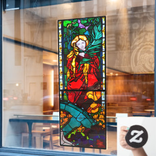 Cathedral Fribourg St Catherine Stained Glass 1300 Window Cling