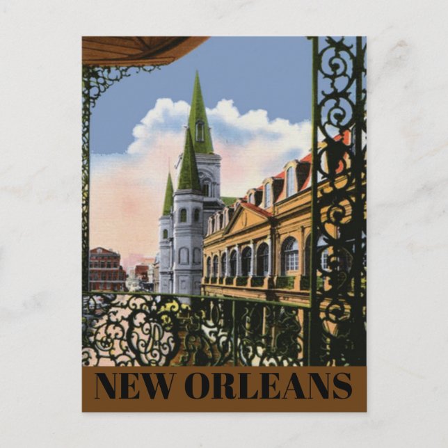 Cathedral from Balcony Postcard (Front)