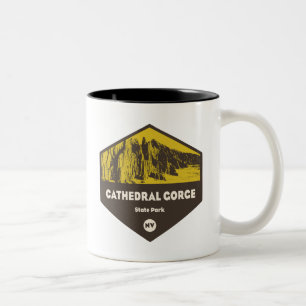 Cathedral Gorge State Park Two-Tone Coffee Mug