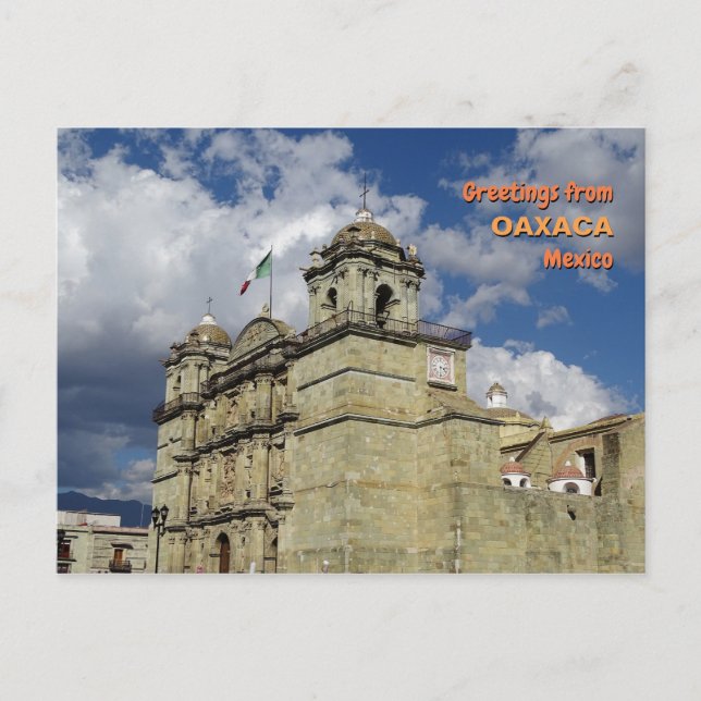 Cathedral in Oaxaca, Mexico Postcard (Front)
