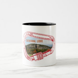 Cathedral Ledge Climbing Carabiner Two-Tone Coffee Mug