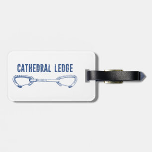 Cathedral Ledge Climbing Quickdraw Luggage Tag