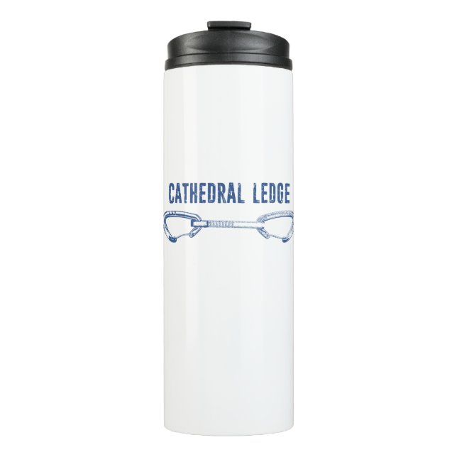 Cathedral Ledge Climbing Quickdraw Thermal Tumbler (Front)