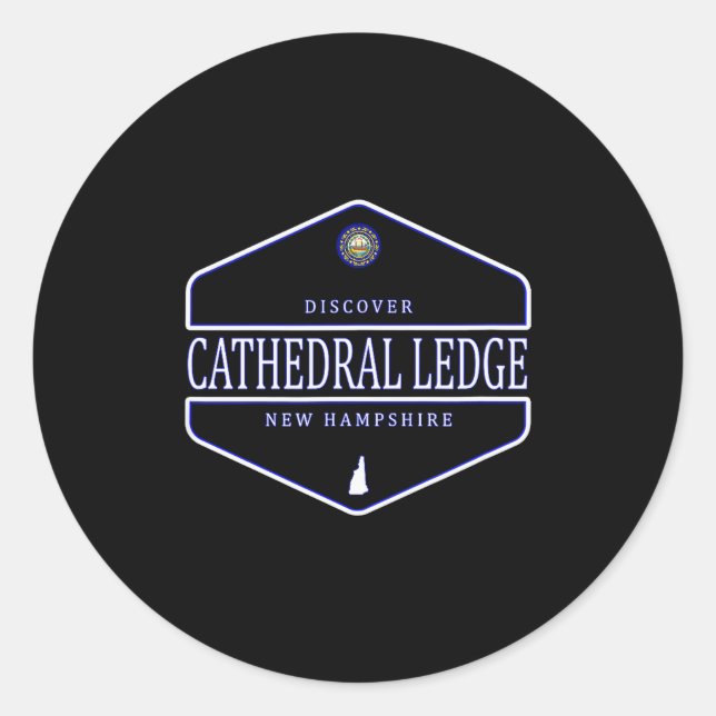 Cathedral Ledge New Hampshire - Cathedral Ledge Nh Classic Round Sticker (Front)
