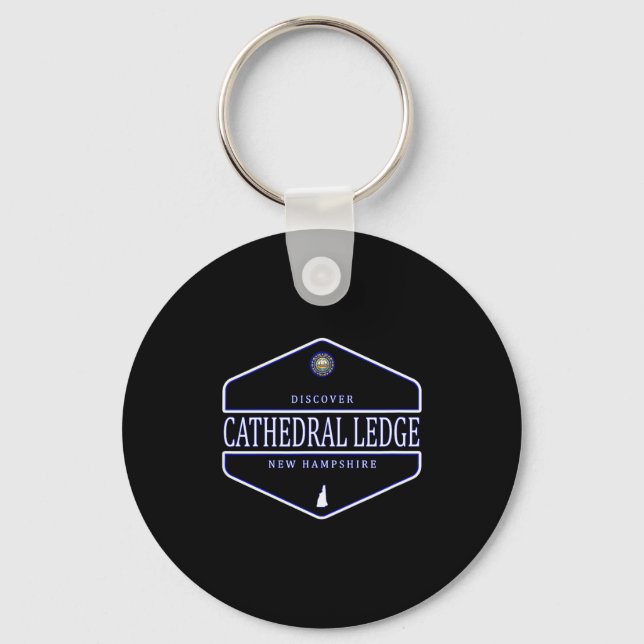 Cathedral Ledge New Hampshire - Cathedral Ledge Nh Key Ring (Front)