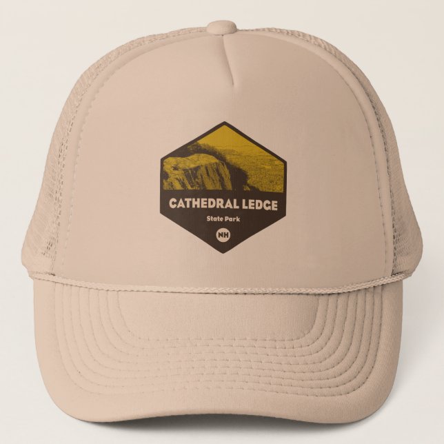 Cathedral Ledge State Park New Hampshire Trucker Hat (Front)