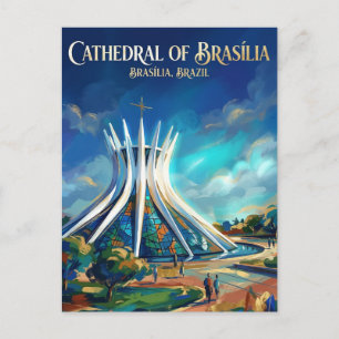 Cathedral of Brasília Brazil Postcard