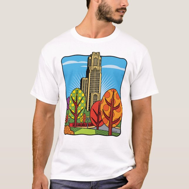 Cathedral of Learning Pittsburgh T-Shirt (Front)