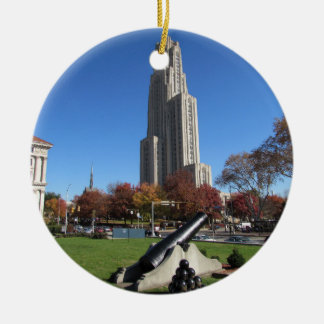 Cathedral of Learning University of Pittsburgh Ceramic Tree Decoration