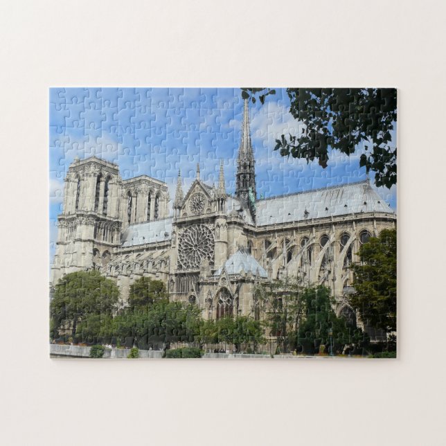 Cathedral of Notre Dame in Paris Jigsaw Puzzle (Horizontal)