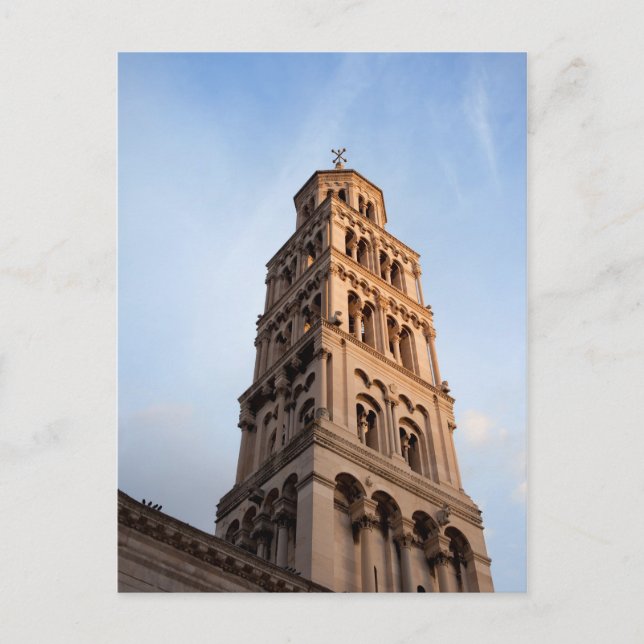 Cathedral of Saint Domnius Bell Tower in Split Postcard (Front)