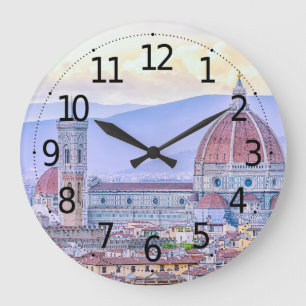 Cathedral of Santa Maria del Fiore Artwork   Large Clock