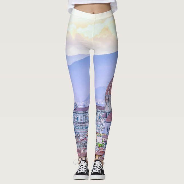 Cathedral of Santa Maria del Fiore Artwork | Leggings (Front)
