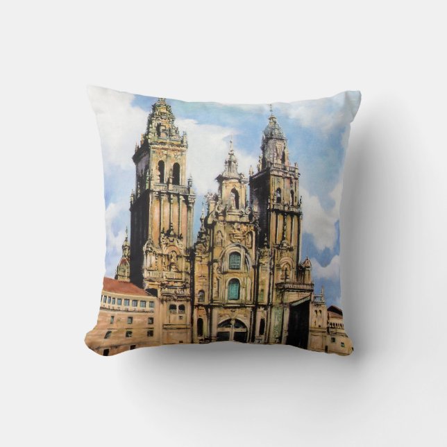 Cathedral of Santiago de Compostela (A Coruña) Cushion (Front)