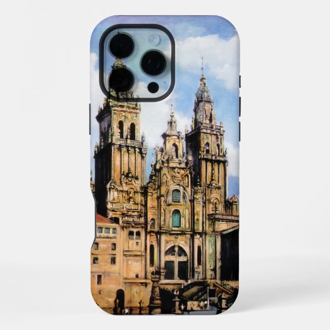 Cathedral of Santiago de Compostela iPhone Case (Back)