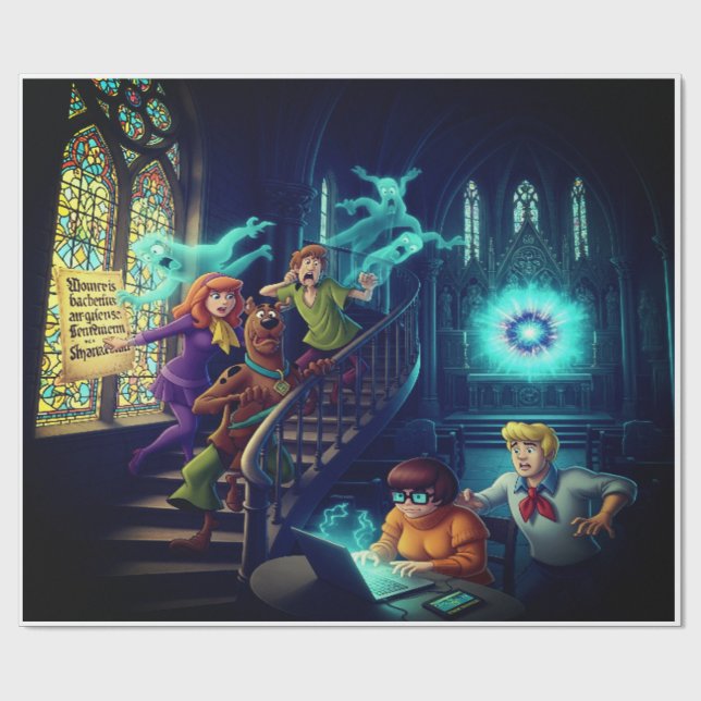 Cathedral of Spooks Gift Wrap (Flat)