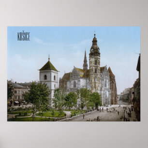 Cathedral of St. Elizabeth in Košice Poster