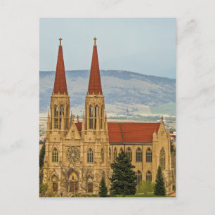 Cathedral of St. Helena, Helena, Montana Postcard