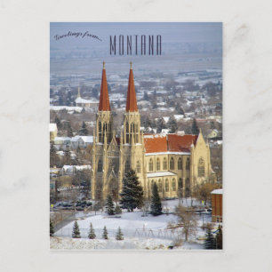 Cathedral of St. Helena in Helena Montana Postcard