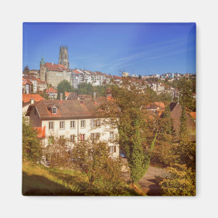 Cathedral of St. Nicholas in Fribourg, Switzerland Magnet