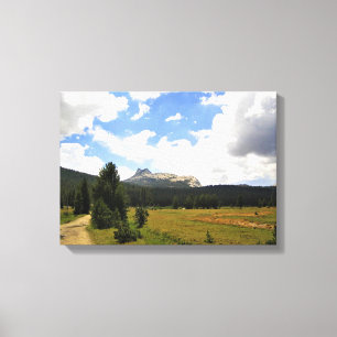 Cathedral Peak in Tuolumne Meadows, Yosemite, CA Canvas Print