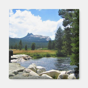 Cathedral Peak in Tuolumne Meadows, Yosemite, CA Magnet