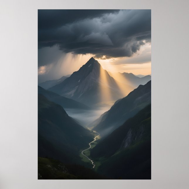 Cathedral Peak Poster (Front)