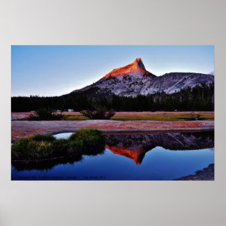 Cathedral Peak, Tuolume Meadows, Yosemite, CA. Poster