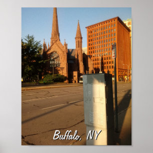 Cathedral Place and Guaranty Building Poster