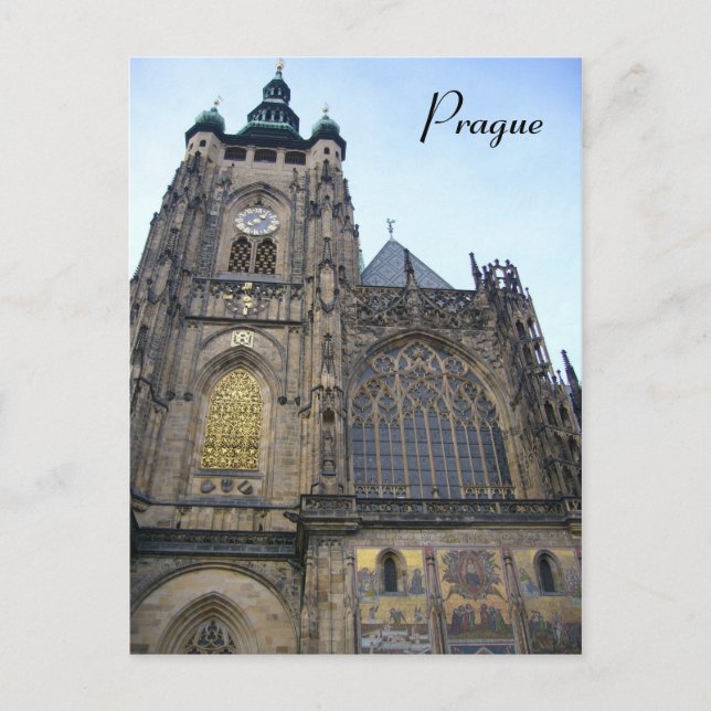 cathedral prague postcard (Front)