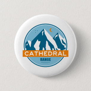 Cathedral Range California 6 Cm Round Badge