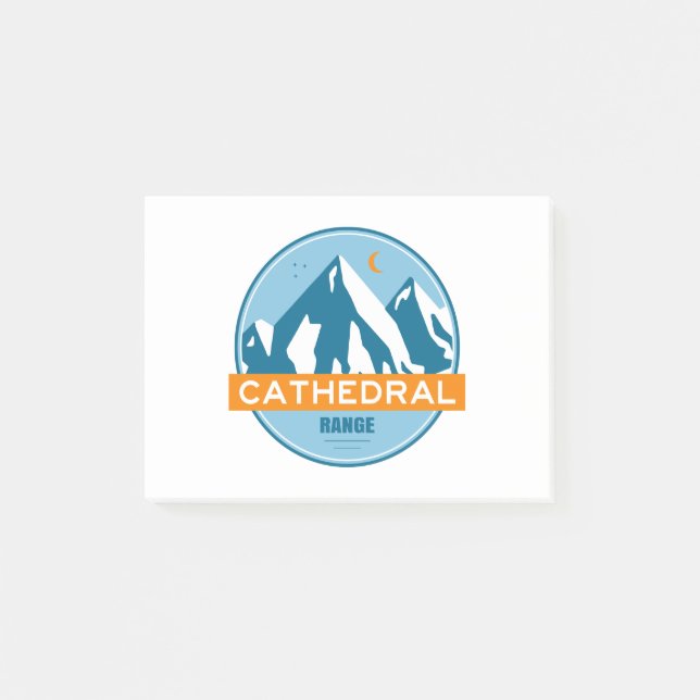 Cathedral Range California Post-it Notes (Front)