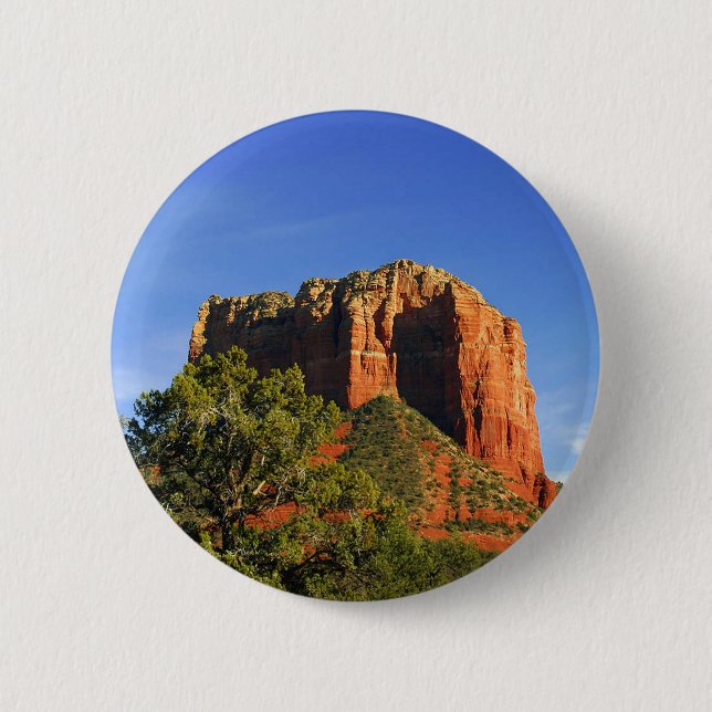 Cathedral Rock, Arizona 6 Cm Round Badge (Front)