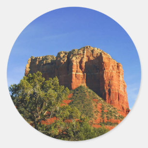 Cathedral Rock, Arizona Classic Round Sticker