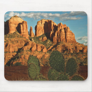 Cathedral Rock at Sunset from Secret Canyon Mouse Mat